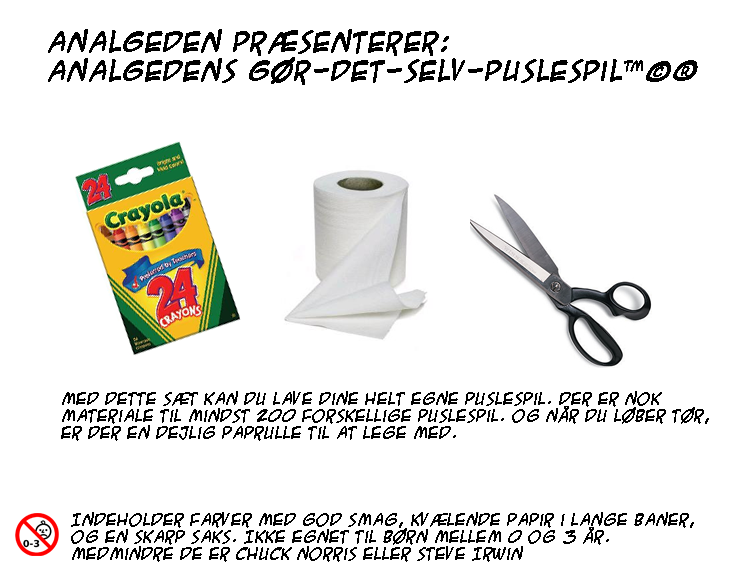 Analgedens gør-det-selv-puslespil